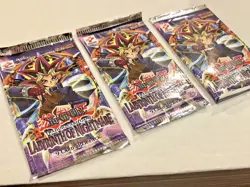 Yugioh Labyrinth of Nightmare 3X Booster Packs Sealed UNLIMITED UNWEIGHED SQUARE - Image 3
