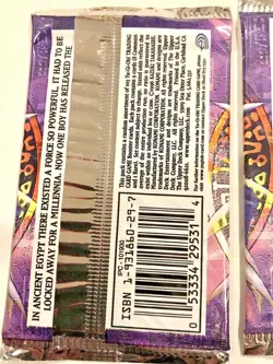 Yugioh Labyrinth of Nightmare 3X Booster Packs Sealed UNLIMITED UNWEIGHED SQUARE - Image 4