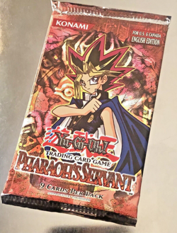 1X Yugioh Pharaoh’s Servant Sealed Booster Pack UNLIMITED UNWEIGHED PSV - Image 1