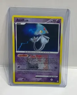 Azelf 19/146 Legends Awakened Crosshatch Pokemon League Promo Card - Image 1