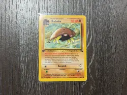 Pokemon TCG Kabuto Fossil 1st Edition Common Card 50/62 LP - Image 1