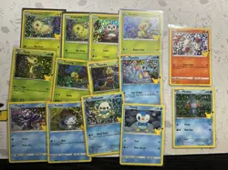 2021 McDonald’s Exclusive Pokemon Cards LOT Of 14 Cards + Tepig Promo - Image 1