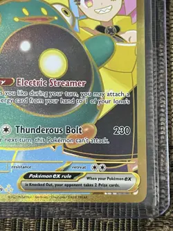 Pokemon TCG Ionos Bellibolt ex 188/159 Journey Together Gold Hyper Rare Card NM - Image 4