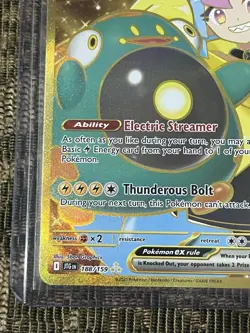 Pokemon TCG Ionos Bellibolt ex 188/159 Journey Together Gold Hyper Rare Card NM - Image 5
