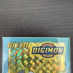 Original Seal - MetalGarurumon ID #91 - Digimon Exclusive Promo Card 1999 Bandai - Image 2