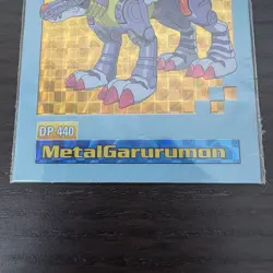 Original Seal - MetalGarurumon ID #91 - Digimon Exclusive Promo Card 1999 Bandai - Image 3