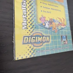 Original Seal - MetalGarurumon ID #91 - Digimon Exclusive Promo Card 1999 Bandai - Image 5