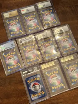 Graded Pokemon Lot 10 Cards Total - Image 2