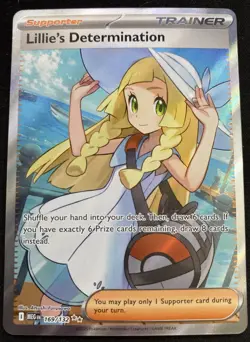 Lillie’s Determination 169/132 Me01: Mega Evolution Holo - Pokemon Card - Image 1