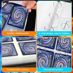 Pokemon Card Binder Holder Fits 900 Cards w/ 50 Removable Sleeves BRAND NEW - Image 4