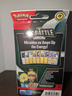 *FACTORY SEALED* Pokemon TCG ex BATTLE DECK Miraidon 60-Card Deck - Image 4
