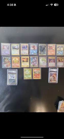 214 Pokemon Card Lot RARE, With Slabs And Base Set 1 - Image 3