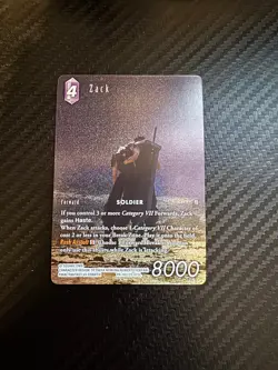 Final Fantasy TCG Opus 25 - Tears Of The Planet -25-073L Zack (Foil) Promo Card - Image 1