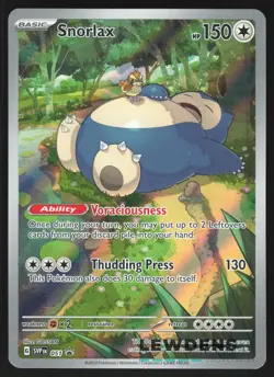 Snorlax - SVP 051 - Illustration - SV Black Star Promo - Pokemon Card LP5 - Image 1