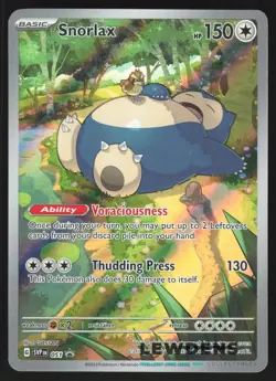 Snorlax - SVP 051 - Illustration - SV Black Star Promo - Pokemon Card LP4 - Image 1