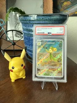 Dolliv Scarlet & Violet Base Set Illustration Card 200/198 PSA 9 Pokemon TCG - Image 1