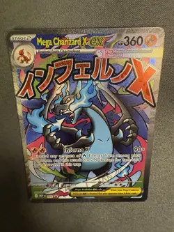 Mega Charizard X EX 023 PROMO Mega Evolution UPC HOLO NM Pokemon Card - Image 5