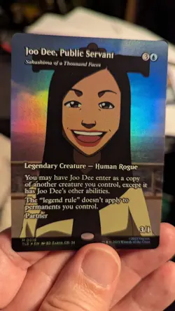 1x Joo Dee Sakashima Borderless Foil NM - Magic MTG TLA TLE Avatar x1 - Image 1