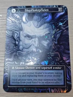 Sorcery Contested Realm GOTHIC UNIQUE FOIL Mephistopheles - Image 1