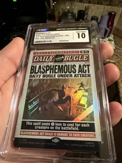 Blasphemous Act (Rainbow Foil) | MTG SLD | Marvel EDH Board Wipe | Rare | CGC 10 - Image 1