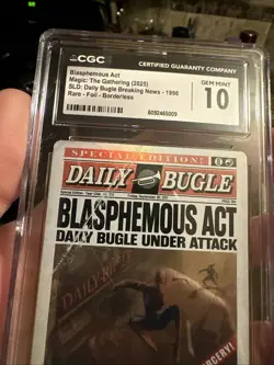 Blasphemous Act (Rainbow Foil) | MTG SLD | Marvel EDH Board Wipe | Rare | CGC 10 - Image 2