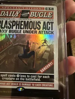 Blasphemous Act (Rainbow Foil) | MTG SLD | Marvel EDH Board Wipe | Rare | CGC 10 - Image 4