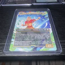 Aang, at the Crossroads (Borderless) - Avatar - Rare - Legendary Creature - MTG - Image 1