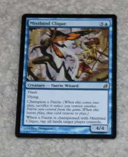 Mistbind Clique Lorwyn MTG Magic the Gathering MP Free Ship & Tracked - Image 1
