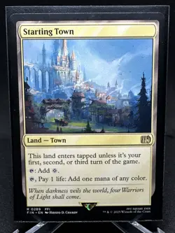 MTG Starting Town Final Fantasy Regular NM Un-Played - Image 1