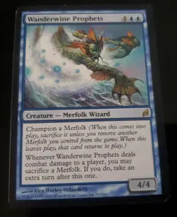 2007 Magic the Gathering MTG - Wanderwine Prophets - Lorwyn - Rare - Image 1