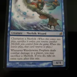 2007 Magic the Gathering MTG - Wanderwine Prophets - Lorwyn - Rare - Image 3