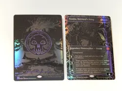 MTG Magic The Gathering Vraska Betrayal's Sting & Swamp Oil Slick Foil Phyrexian - Image 1