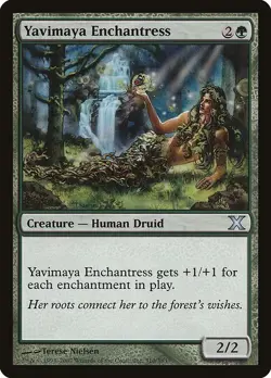 Yavimaya Enchantress 310 LP Normal 10th Edition MTG EN - Image 1