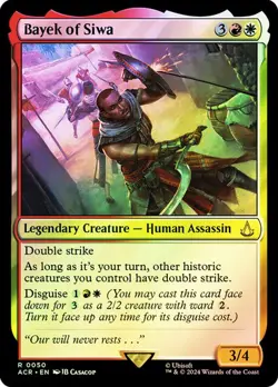 Magic The Gathering MTG BAYEK OF SIWA FOIL Assassin's Creed NM Near Mint - Image 1
