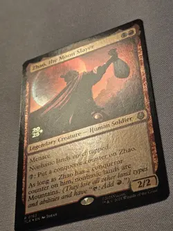 Prerelease FOIL Zhao, The Moon Slayer mtg NM The Last Airbender Rare - Image 2