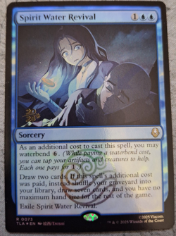 1x Spirit Water Revival - Foil NM Eng MTG - 2025 PRERELEASE tag - Image 1