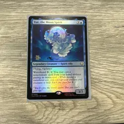 MTG Yue The Moon Spirit TLA 0083 Avatar Magic Rare Foil Prerelease Stamped NM - Image 1