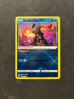 Pokemon TCG Radiant Greninja 046/189! NM Condition! See Description! - Image 1