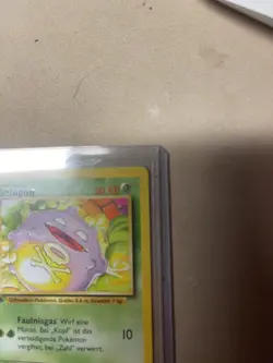 Koffing Pokemon German Base Set 1st Edition (SMOGON) #51 NM/LP - Image 3