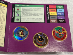 1999 Vintage Pokemon Battling Coin Game, Pidgey, Kabuto, Moltres, Never Used - Image 3