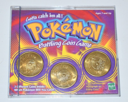 Hasbro 1999 Pokemon Battle Coin Game 3 coin set (Slowpoke, Beedrill, Wartortle) - Image 1