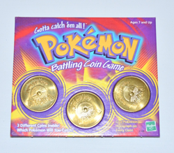 Hasbro 1999 Pokemon Battle Coin Game 3 coin set (Slowpoke, Beedrill, Wartortle) - Image 3