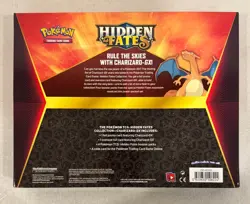 2019 POKEMON HIDDEN FATES CHARIZARD EX COLLECTION BOX SET SEALED W/ 4 PACKS - Image 5