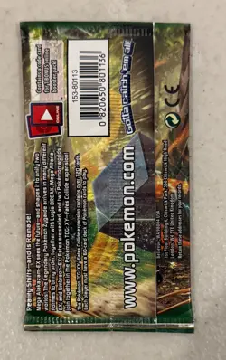 2016 POKEMON TCG XY FATES COLLIDE FACTORY SEALED BOOSTER PACK DELPHOX ARTWORK - Image 2