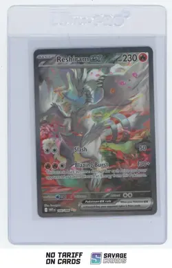 2025 Pokemon Scarlet & Violet Series - White Flare Reshiram ex #166/086 Special - Image 1