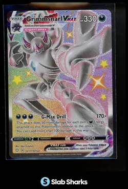 2021 POKEMON SWORD & SHIELD SHINING FATES #SV117/SV122 GRIMMSNARL VMAX SHINY - Image 1