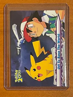 Topps Pokemon the Movie 2000 Off To Save The World #48 Pokemon TCG - Image 1