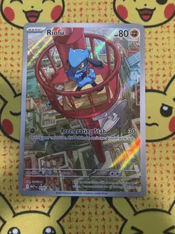 2025 Near Mint Pokemon Riolu 010 Mega Evolution Promo Holo NM - Image 1