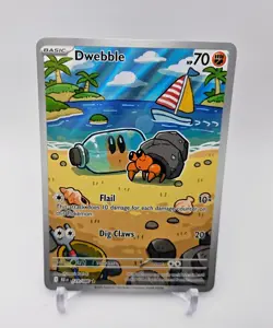 Dwebble 129/086 - Black Bolt Pokemon 2025 NM+ - Image 1