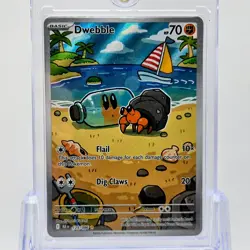 Dwebble 129/086 - Black Bolt Pokemon 2025 NM+ - Image 5